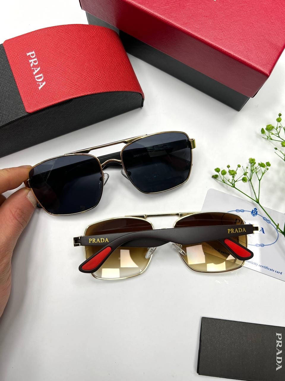 

Мужские солнцезащитные очки Prada, Разные цвета
