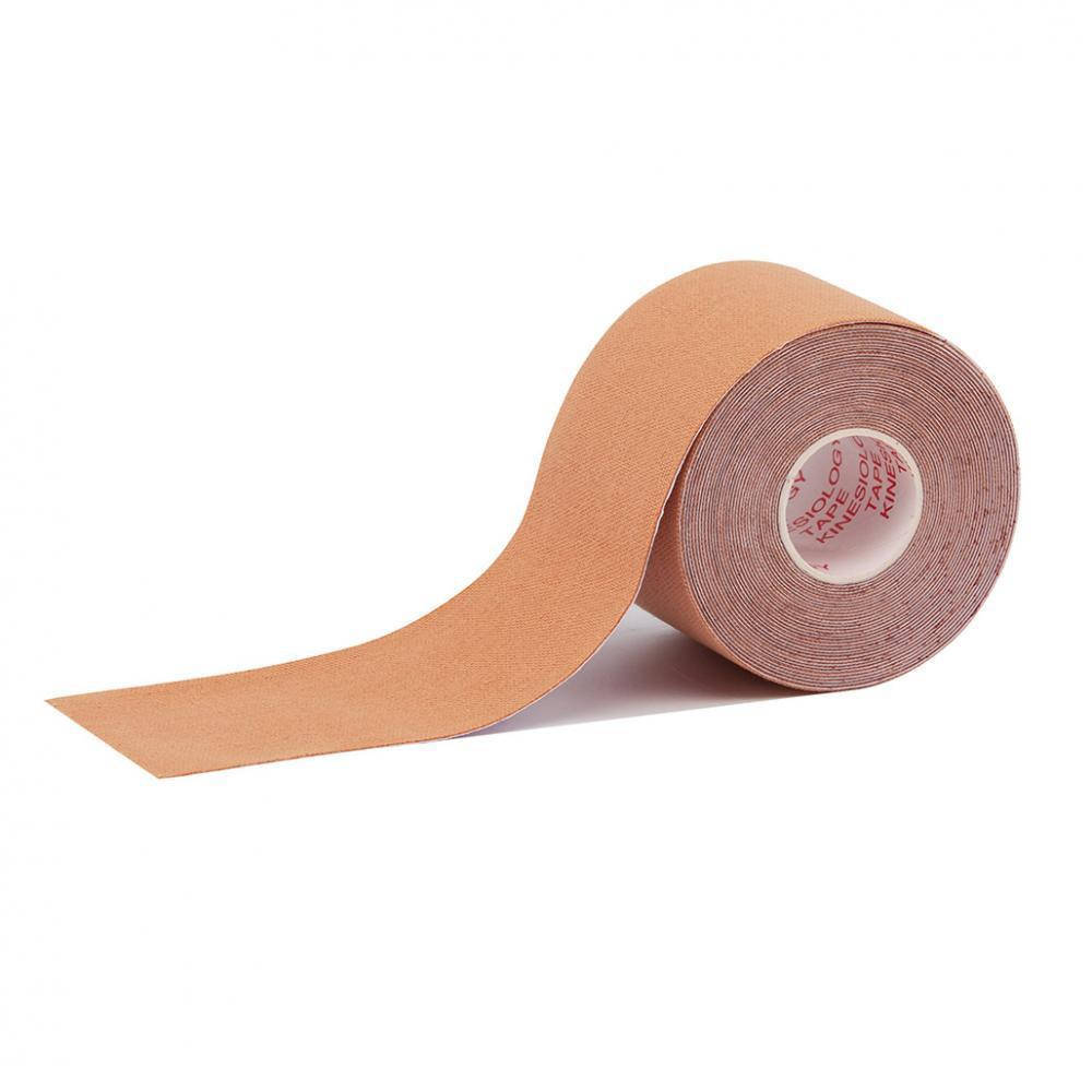 

Кинезио тейп IVN в рулоне 5см х 5м (Kinesio tape) эластичный пластырь бежевый