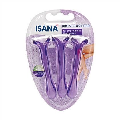

ISANA 3er Set Bikini Rasierer- Одноразовые женские бикини бритвы 3шт.