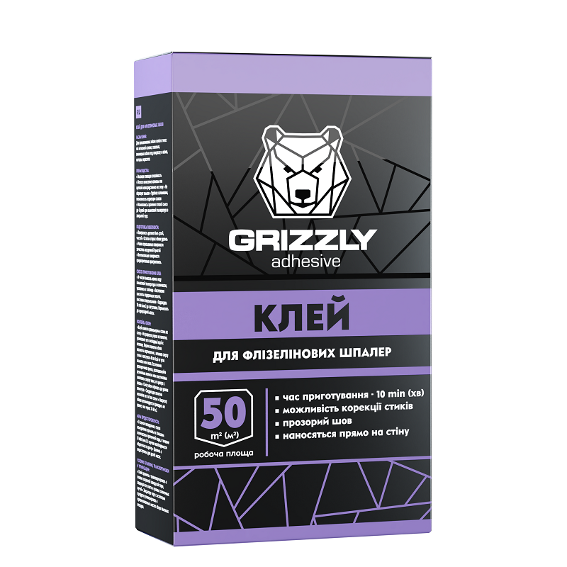 

Клей для флизелиновых обоев Grizzly