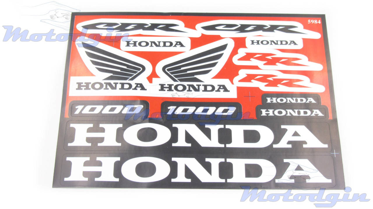 

Наклейки Honda CBR набор #5984