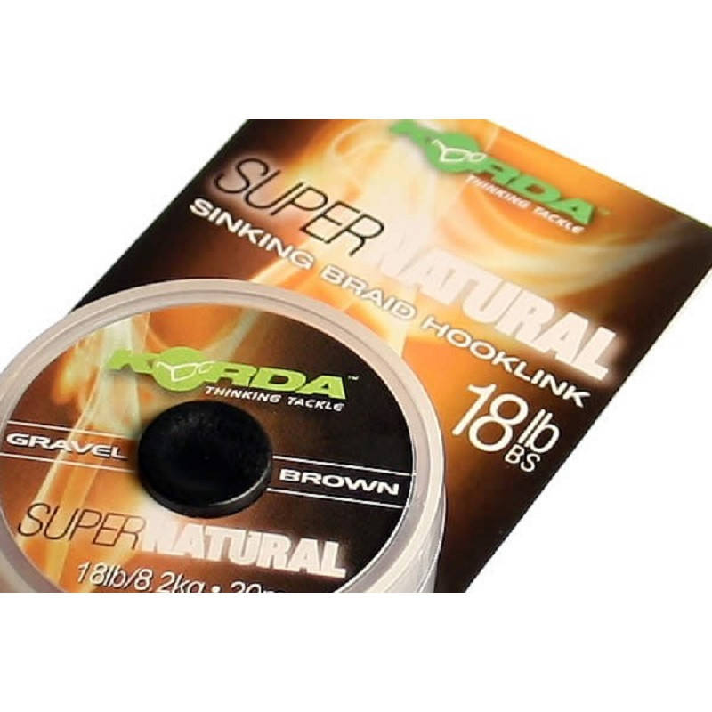 

Поводковый материал Korda Super Natural 18lb Brown, Зелёный