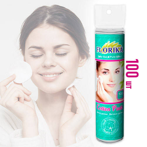 

Косметические ватные диски "FLORIKA" - 100 шт