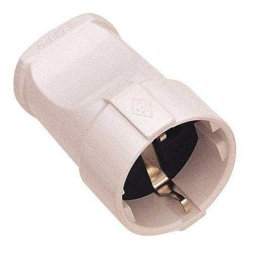 

Штепсельне гніздо с/з (евро) біле makel