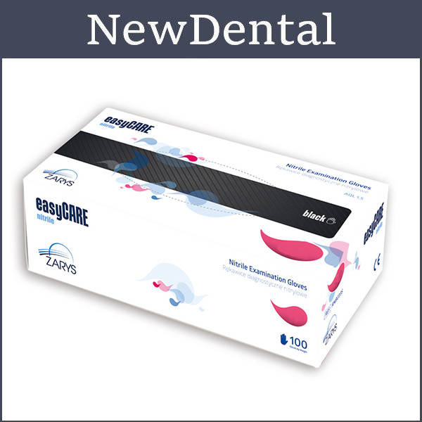 

Перчатки нитриловые easyCare Black,100 шт/уп, XS, Черный