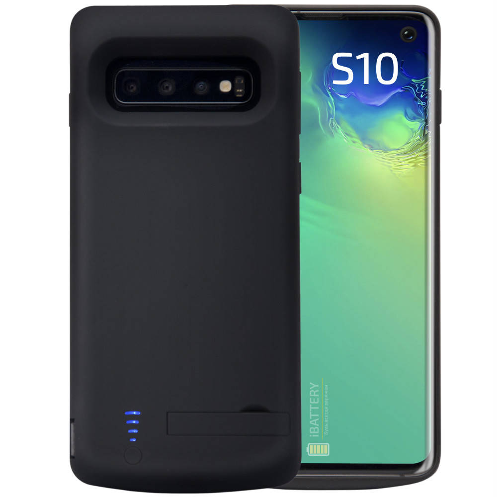

Чехол аккумулятор iBattery для Samsung S10 black 6000 mAh, Черный