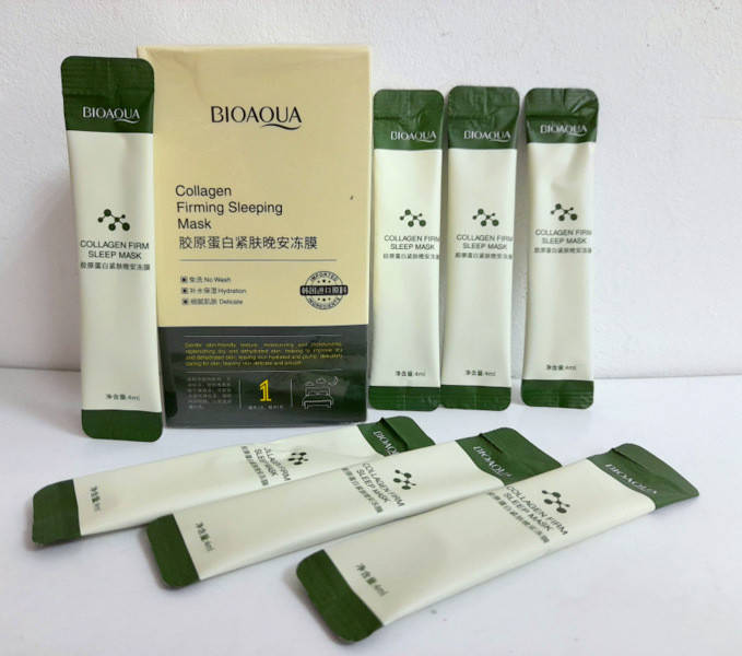 

Ночная маска для лица омолаживающая Bioaqua Sleeping Mask 4 мл BQY90577