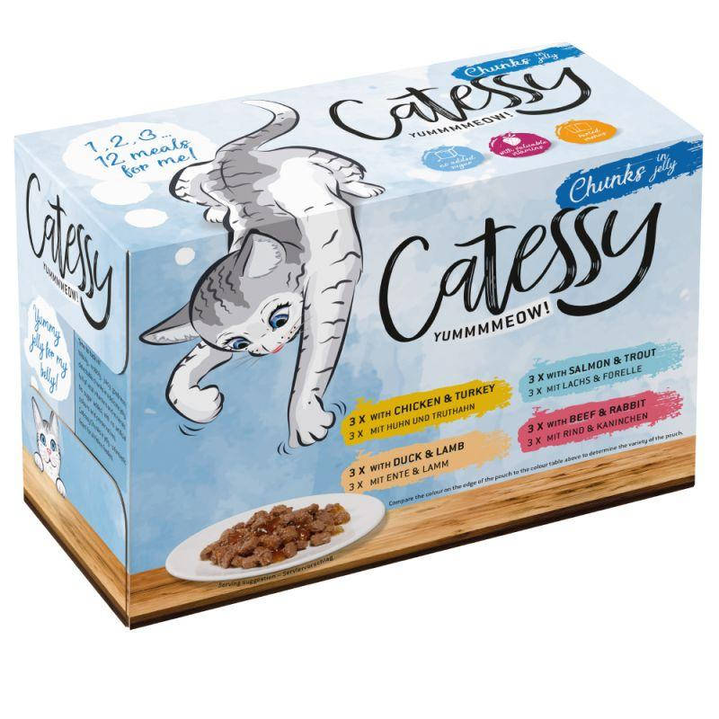 

Влажный корм для кошек Catessy в желе (упаковка 12шт)