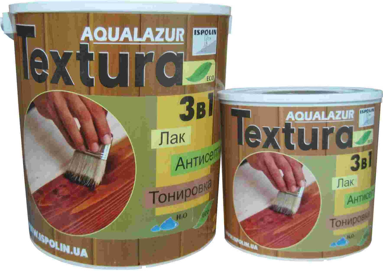 

Лак морилка акриловая Textura Aqualazur венге 0,75л