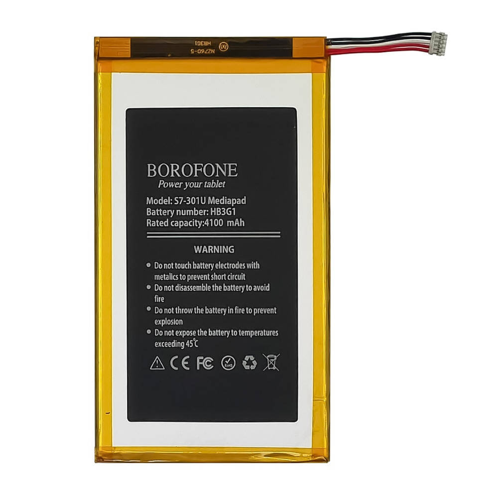 

Аккумулятор (батарея) Borofone HB3G1 для Huawei S7-301U Mediapad