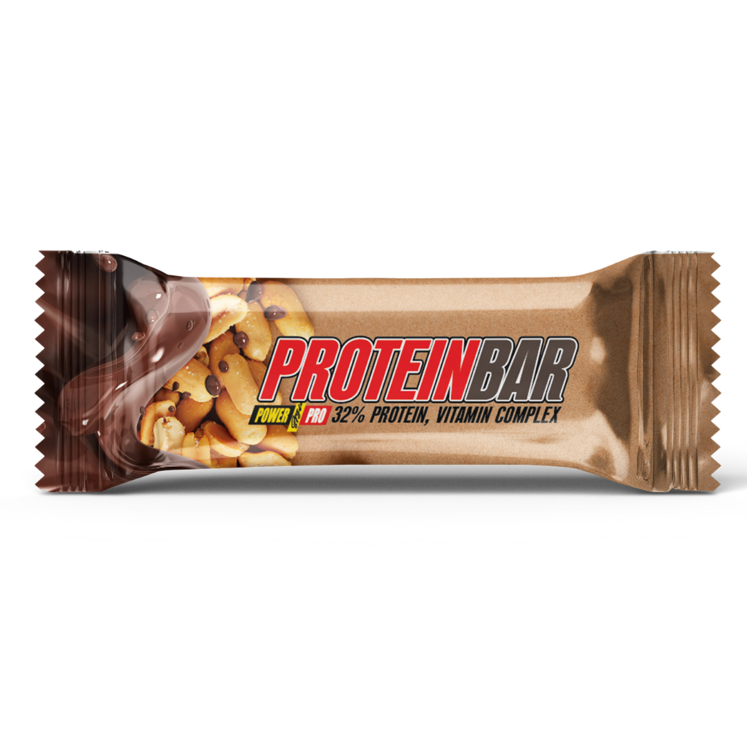 

Протеїновий батончик Power Pro Protein Bar 32% з арахісом та карамеллю 60 г