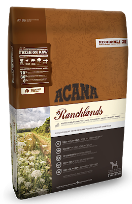 

Acana Ranchlands Dog 340г - беззерновой корм для собак всех пород