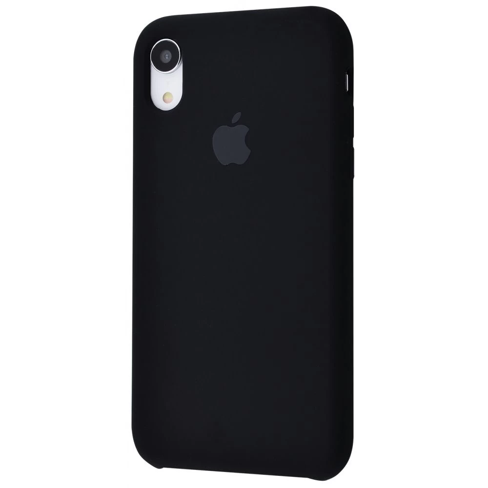 

Силиконовый Чехол Накладка Silicone Case для iPhone XR Black, Черный