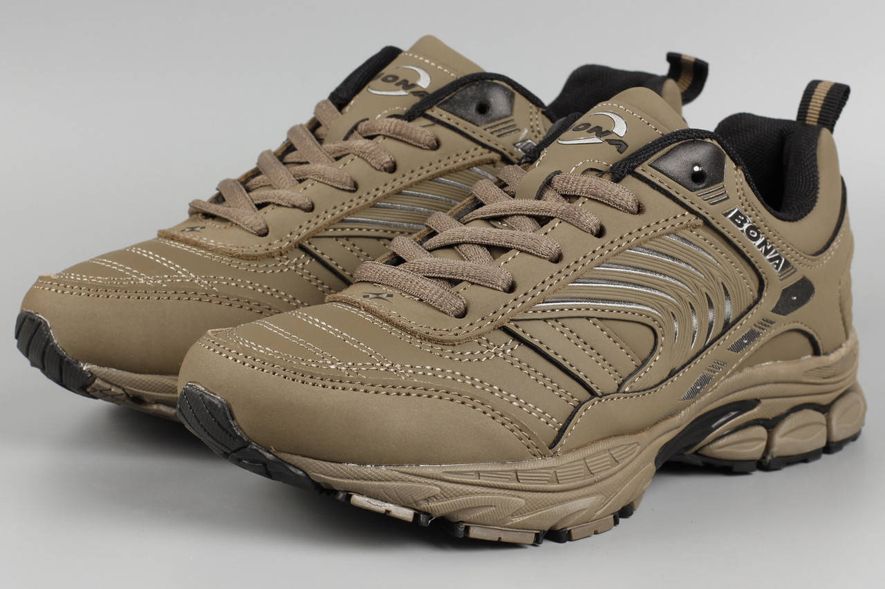 

Кроссовки унисекс женские хаки Bona 718T-2 Бона Размеры 36