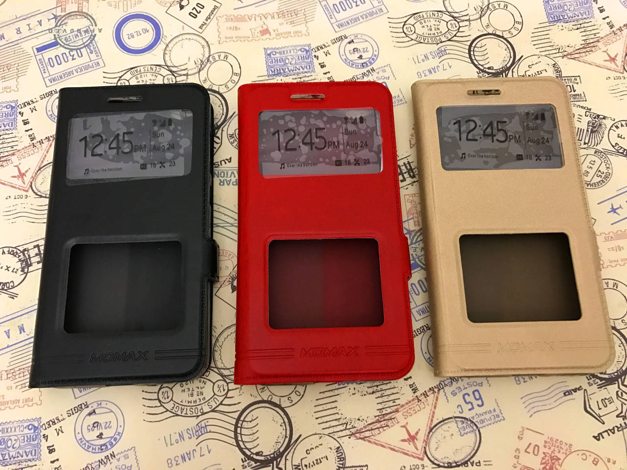 

Кожаный чехол книжка Momax для Xiaomi RedMi 4A (3 цвета), Разные цвета