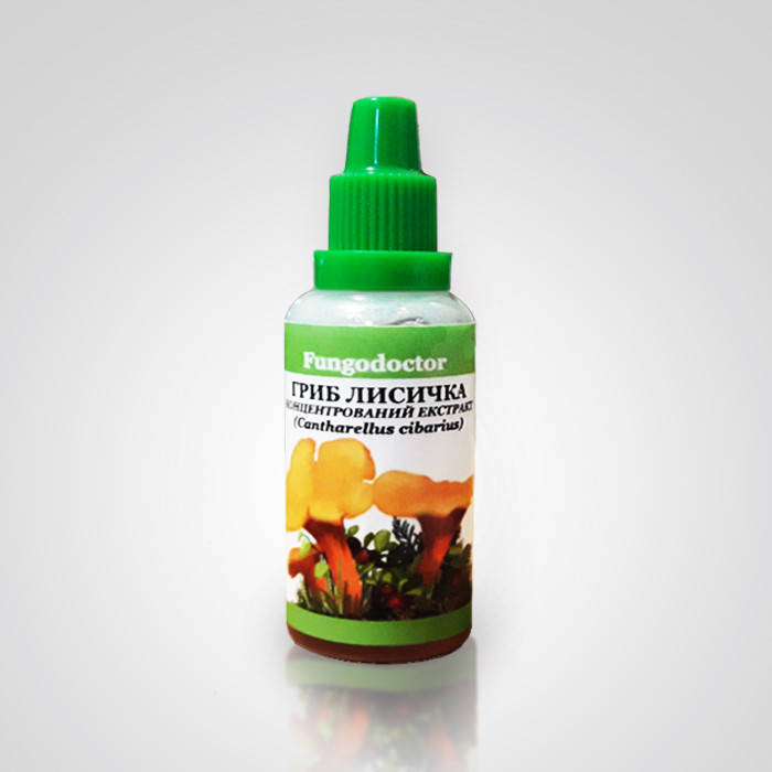 

Фунгодоктор Лисички грибы концентрированный экстракт лечебный 30мл.,Украина