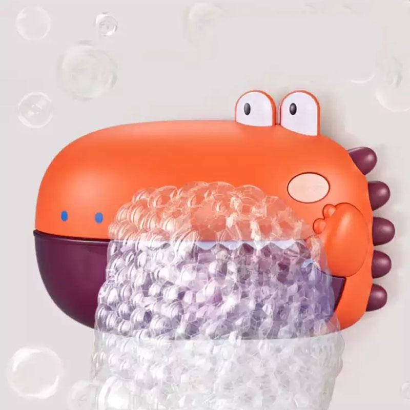 

Детская Игрушка для купания пускающая пузыри музыкальный Крокодил Красный для ванной