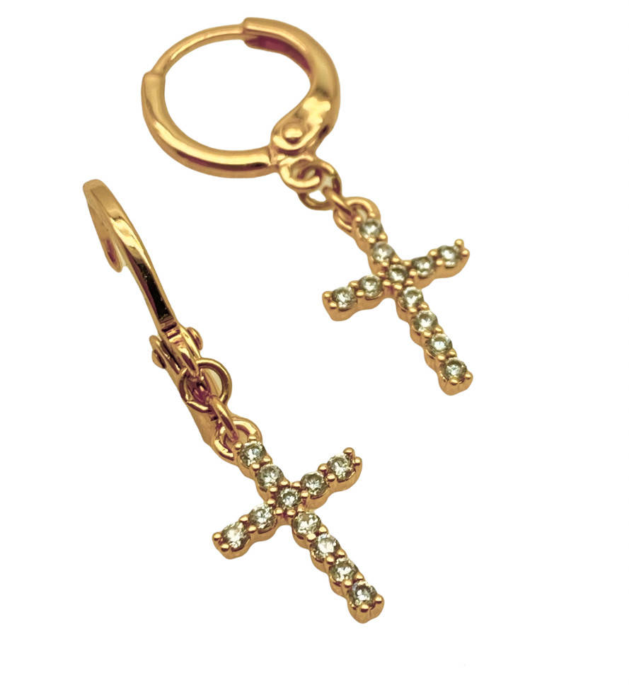 

Серьги гвоздики Xuping. 18k. 30х9 мм