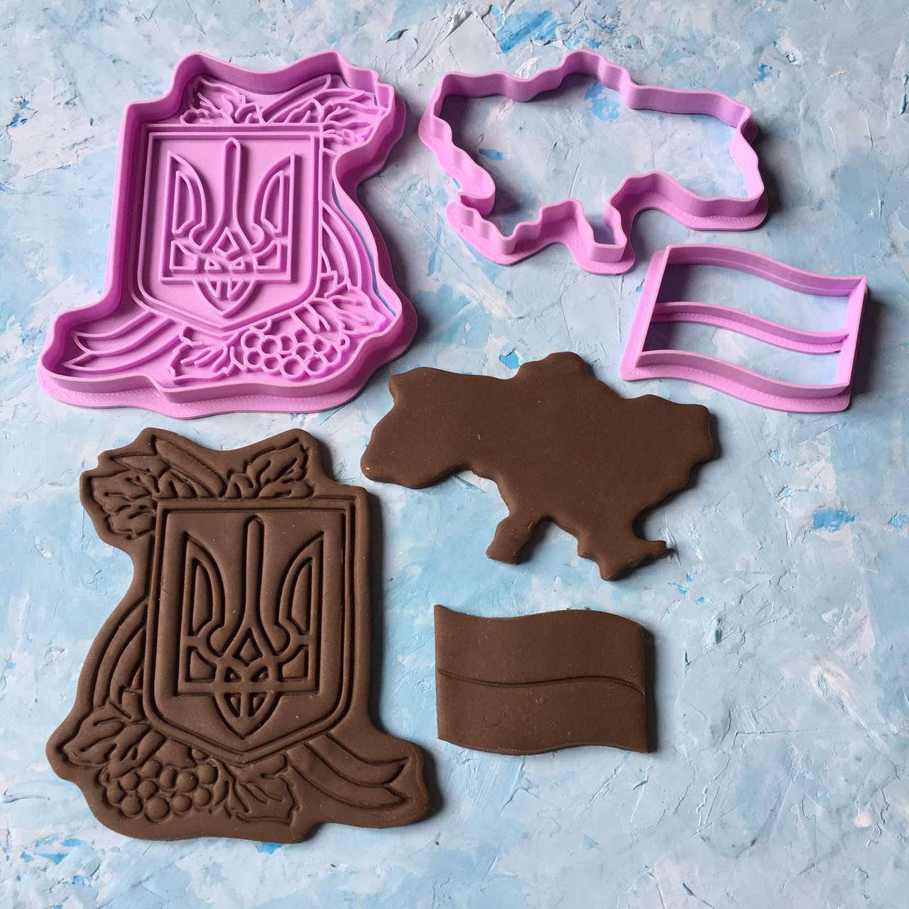 

Вырубки - формочки для пряников "Государственная символика #1", набор