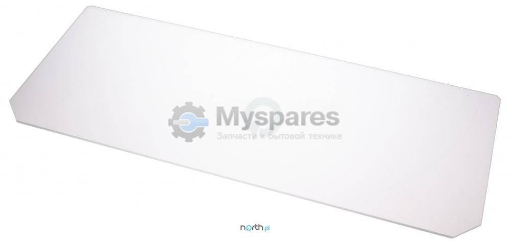

Полка стеклянная над ящиком для овощей 527x215x4 холодильника Indesit (482000026599) C00046179