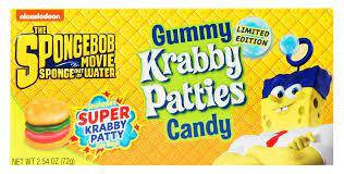 

Конфеты Spongebob Squarepants Gummy Krabby Patties, 72 г
