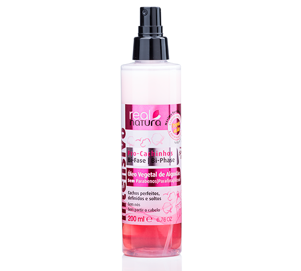 

Спрей с УФ-защитой Real Natura Pro-Cachinhos для питания и смягчения 200ml”