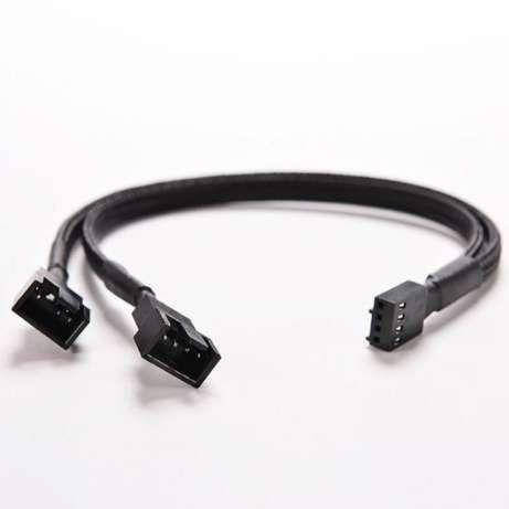 

Переходник раздвоитель 1 на 2 кулера 26см 4 pin fan cooler hub кабель