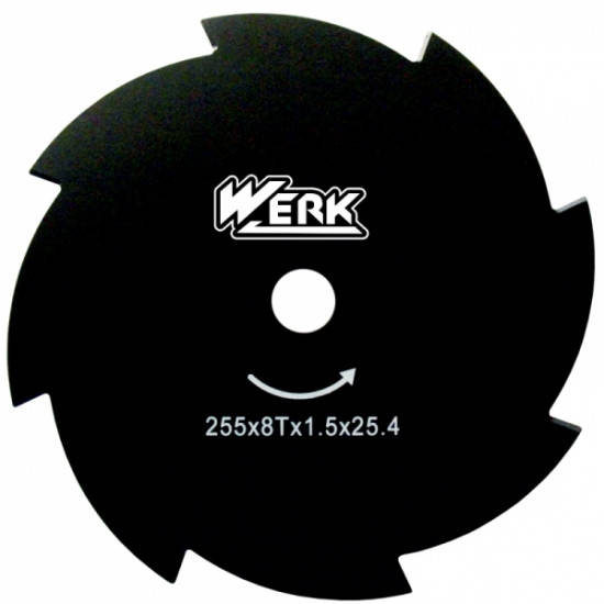 

WERK 255х25.4х1.6 мм Нож для мотокосы