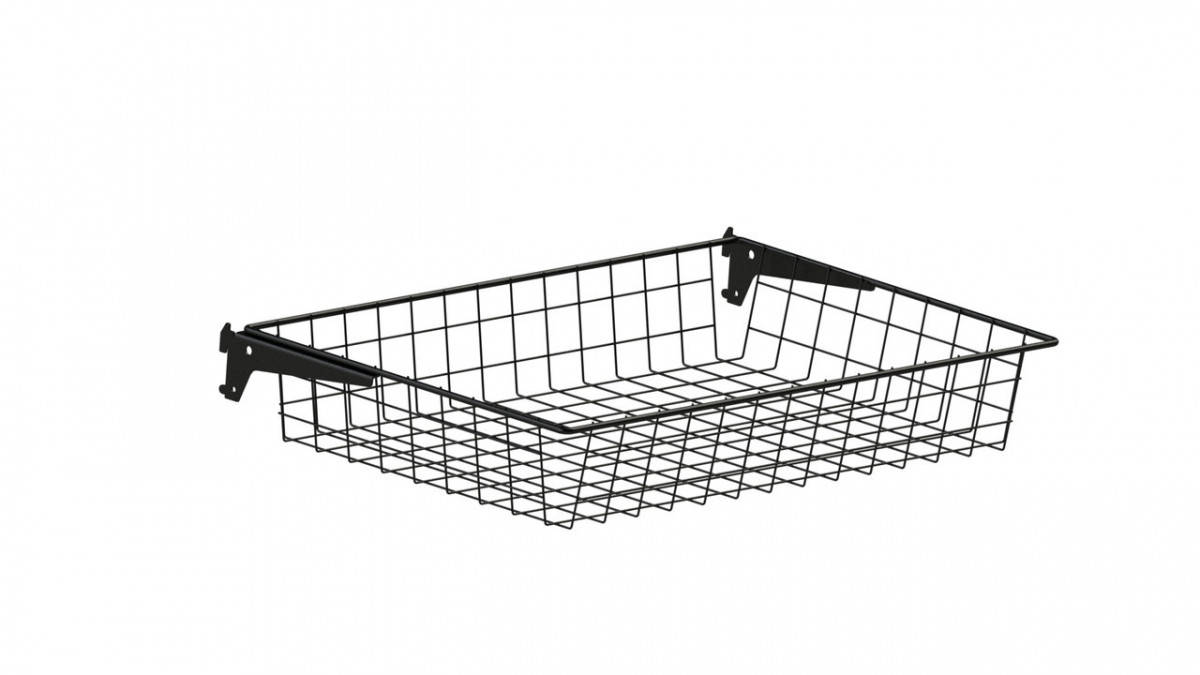 

Кошик дротяний 600мм*400мм*190 мм Air Basket BLACK Edition KOLCHUGA HOME (консольна система зберігання,чорний)