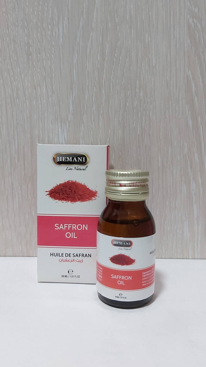

Масло шафрана холодного отжима Хемани Saffron Oil cold pressing Hemani 30 мл
