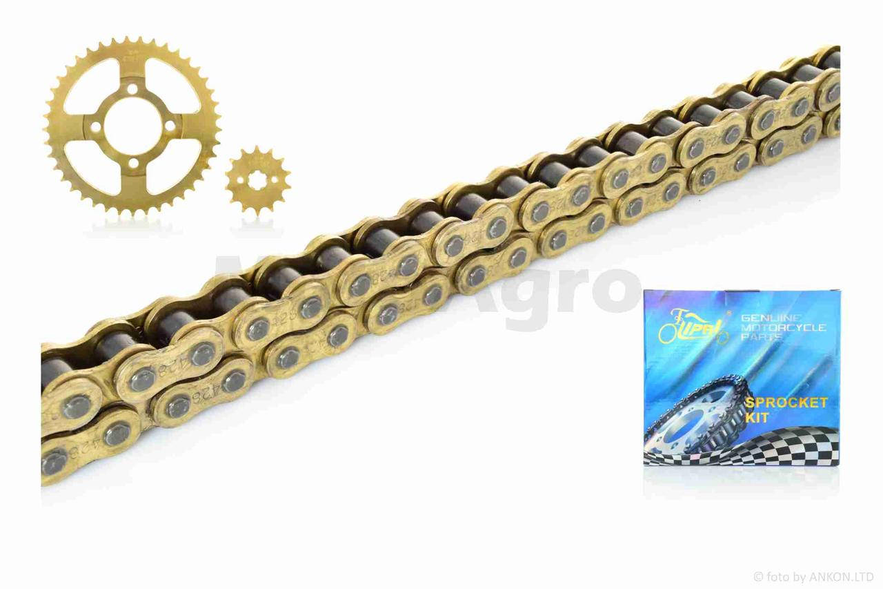 

Звезды трансмиссии пара Delta 428-14/41 +цепь 98L GOLD "LIPAI"