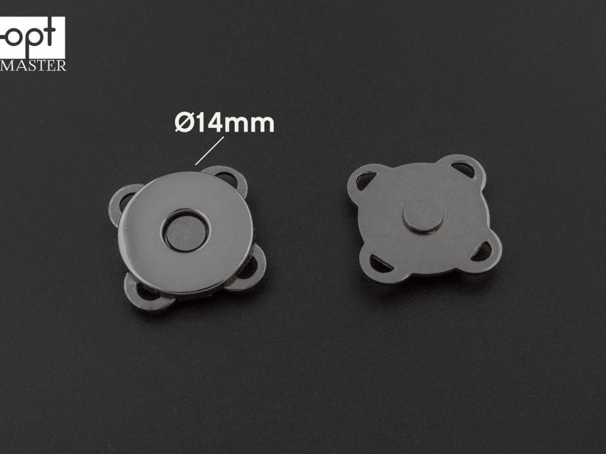 

Магнит наружный 65-304, р. 14*2 мм, цв. тёмный никель