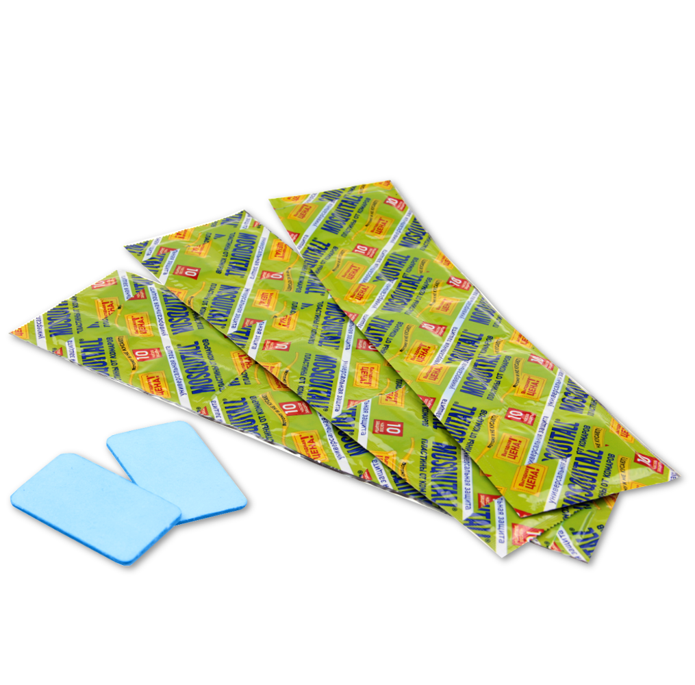 

Пластины от комаров Универсальная защита Mosquitall 10 шт