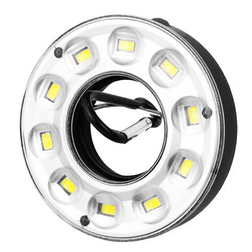 

Ліхтар кемпінг BL-981-10SMD, петля для підвісу, карабін, 3хААА