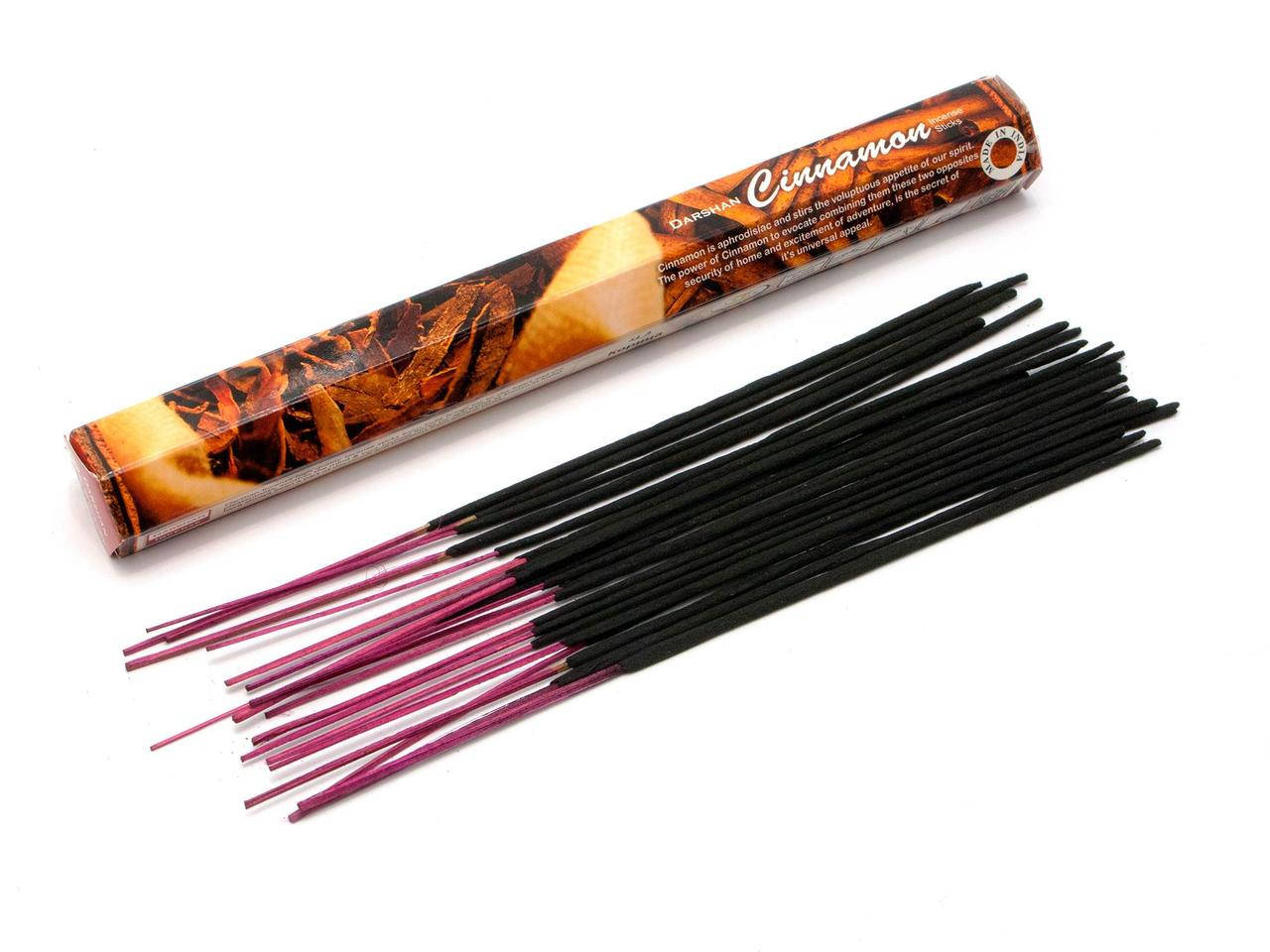 

Благовоние Cinnamon Darshan 20шт/уп. Аромапалочки Корица (44001D)