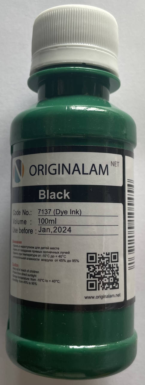 

Чорнило ORIGINALAM.NET фото Серїї Е 100мл Black 7137
