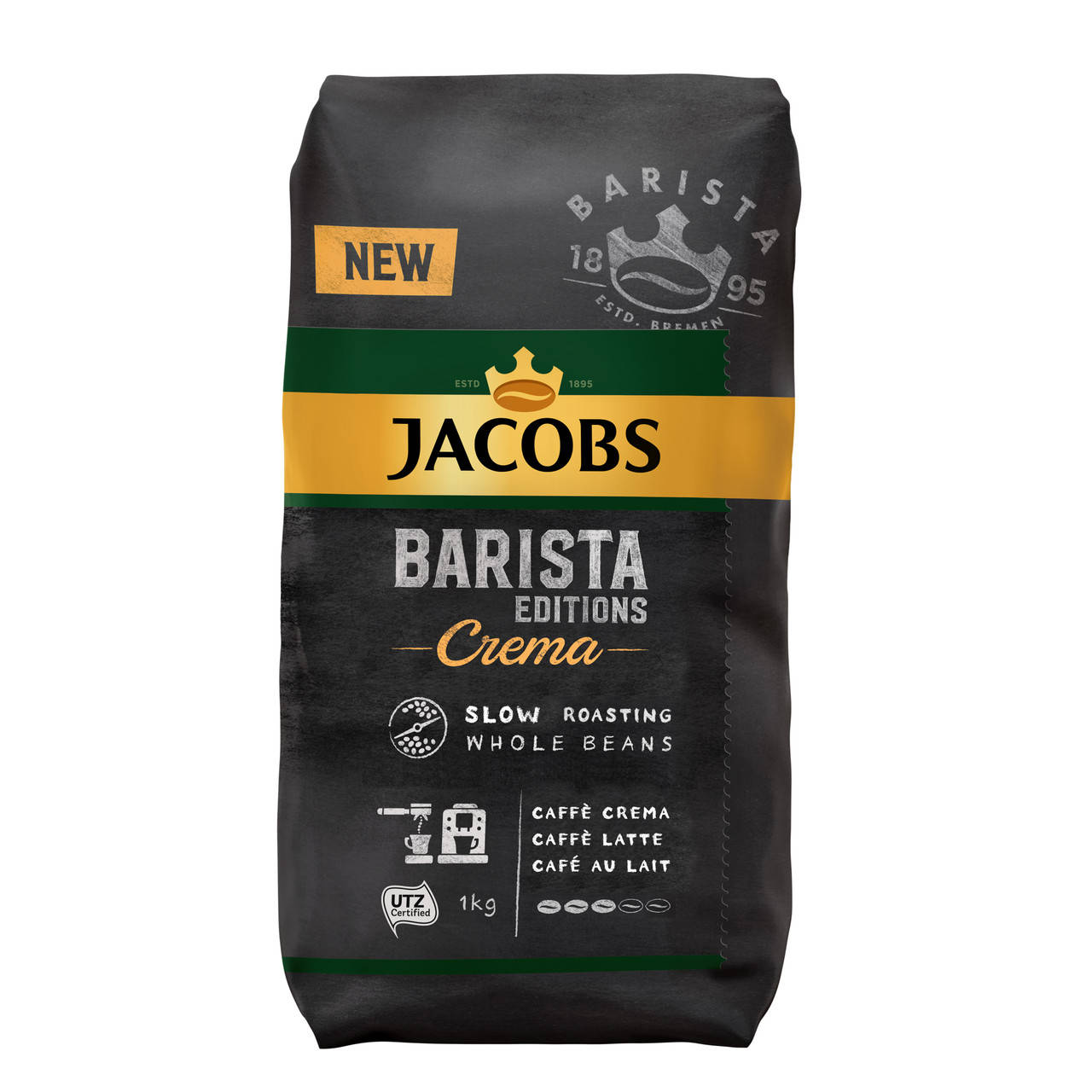 

Кофе в зернах Jacobs Barista Edition Crema 1000 г