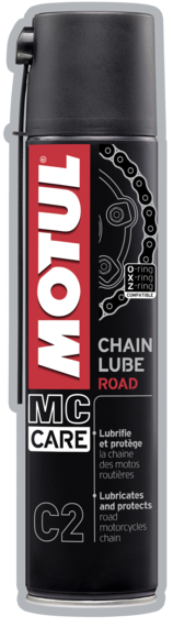 

Смазка цепи Motul C2 CHAIN LUBE ROAD (400ML)