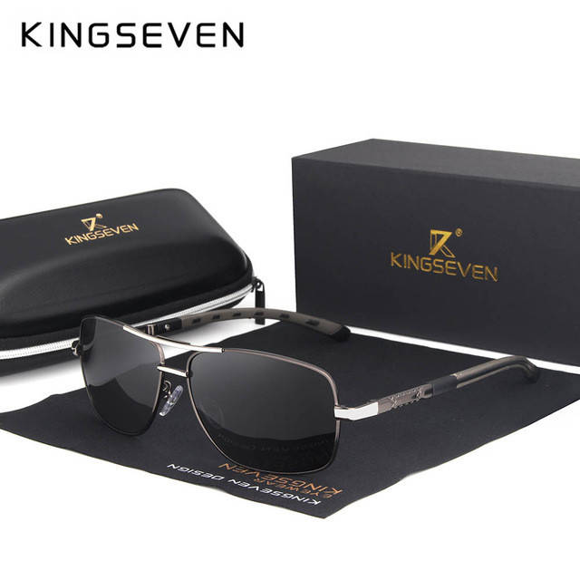 

Оригинальные поляризационные очки KINGSEVEN N724 Gun Gray, Черный