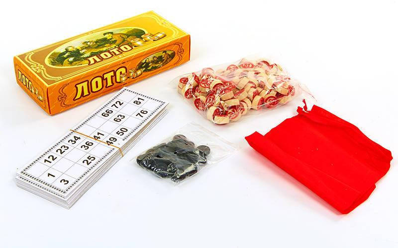 

Настольная игра Лото в цветной картонной коробке