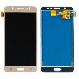 

Дисплей (экран) для Samsung J510H Galaxy J5 2016 с тачскрином/ сенсором (модуль), золотистый, TFT