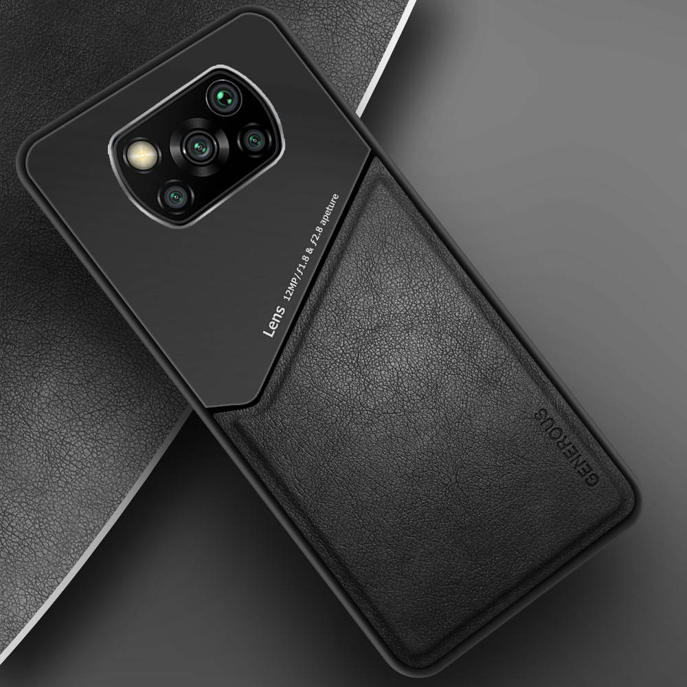 

Комбинированный чехол Generous Xiaomi Poco X3 Pro Черный