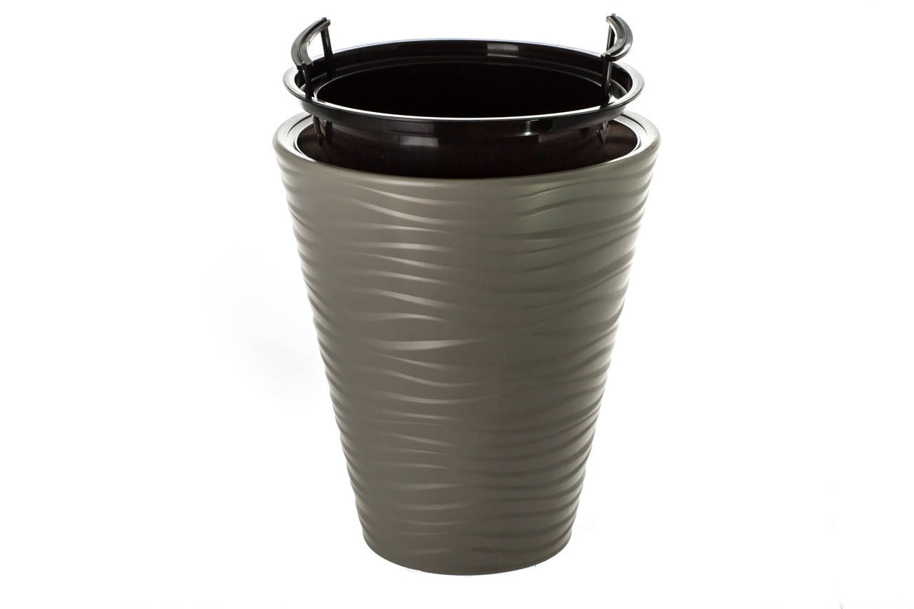 

Горшок для цветов Form-Plastic Сахара круглый 21 л 35 х 40 см, Цвет Светло-Серый