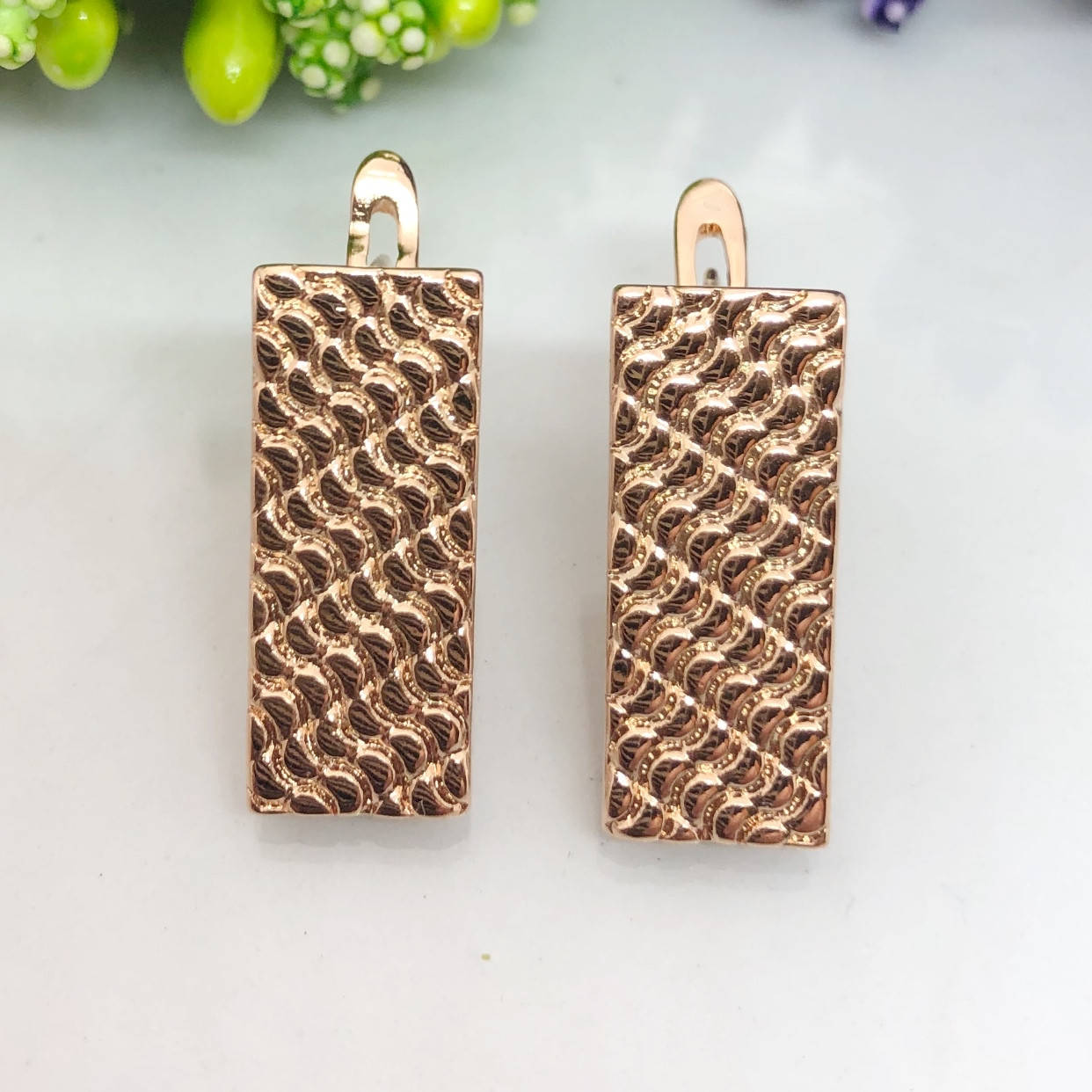 

Серьги ЕА 1877, Размер 20*8 мм, позолота РО