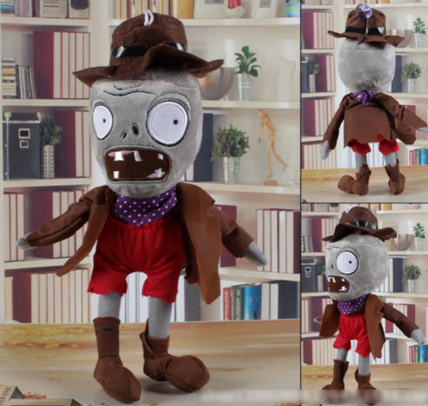 

Мягкая игрушка Planeta zombie Деревенский Зомби Растения против зомби 30 см 00230, Серый