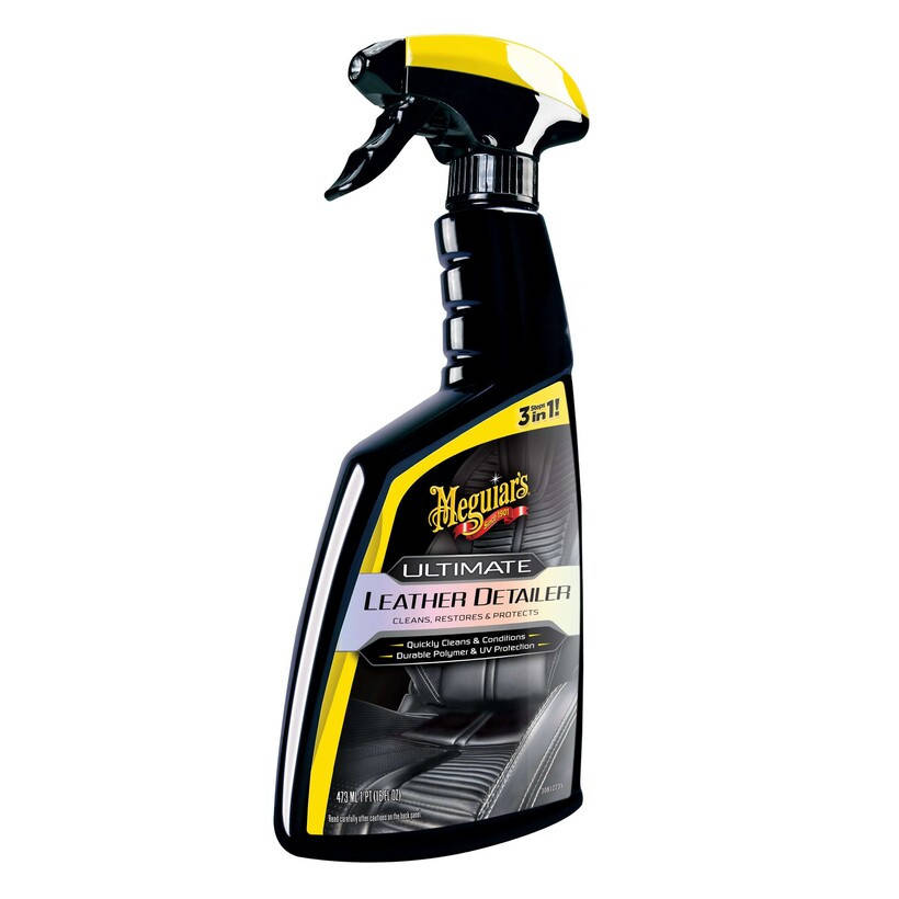 

Спрей 3 в 1 для ухода за кожаным салоном Meguiar's G201316 Ultimate Leather Detailer, 473 мл