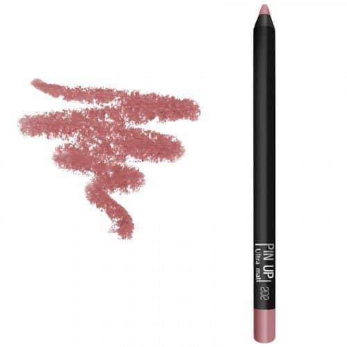 

Водостойкий матовый карандаш для губ PIN UP ultra matt тон 202- Dream, Люкс Визаж