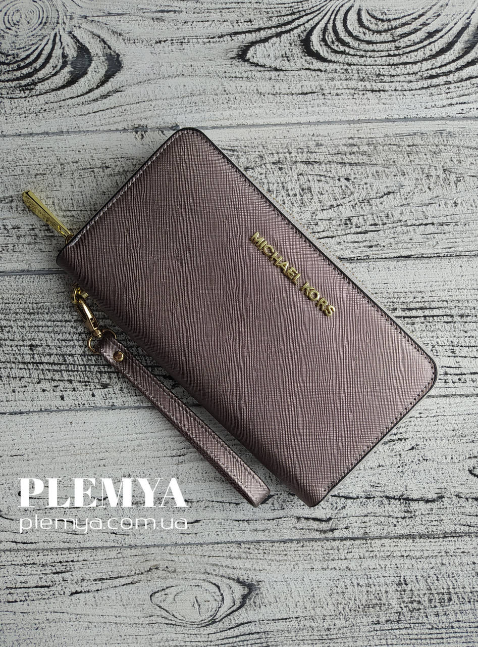 

Женский кошелек-клатч | сумка с ремешком-цепочкой | портмоне Michael Kors, Кофе с молоком
