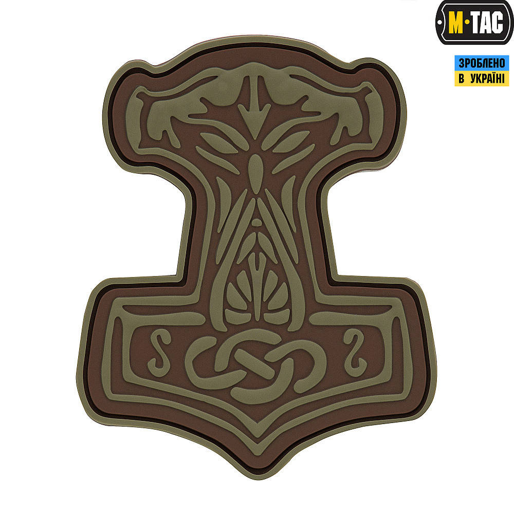 

M-Tac нашивка Молот Тора PVC coyote