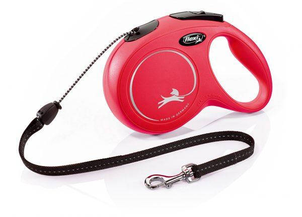 

Flexi Classic S поводок-рулетка ( 5м, до 12кг, трос ) красный